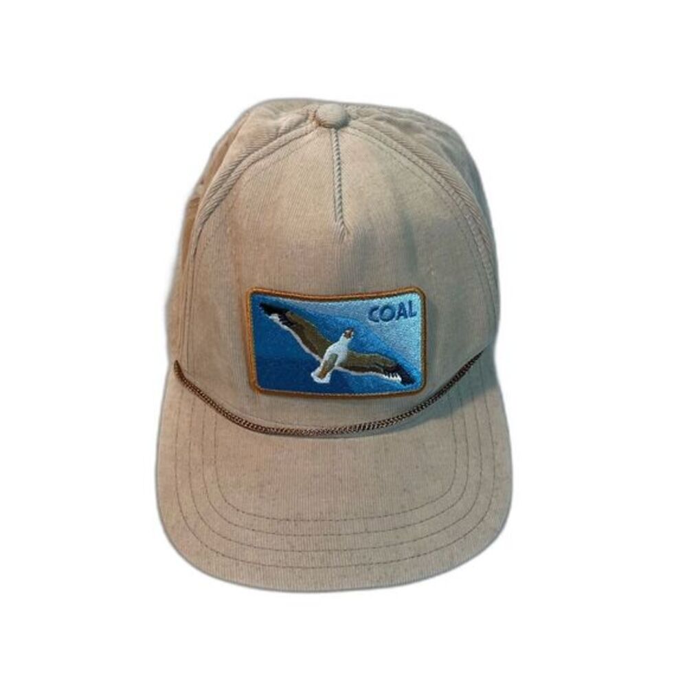 Coal‎ Headwear Corduroy Rope Accent Trucker Hat with Bird Patch